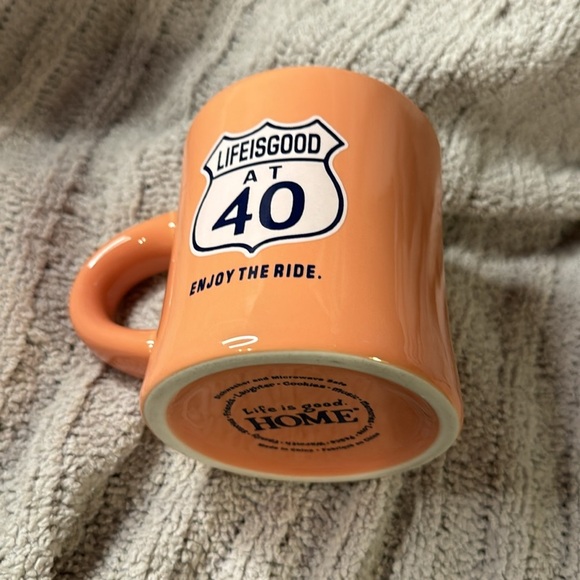 New Life is Good “Life is Good at 40” mug - Picture 2 of 5